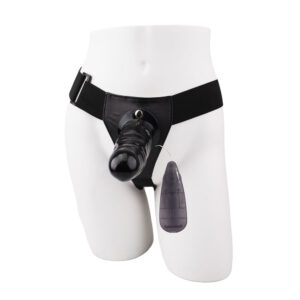 Strap On Basic Vibrating Harness 19 cm
