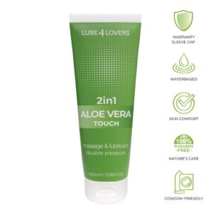 Lubrificante Vaginale 2 in 1 Aloe Vera Touch 100